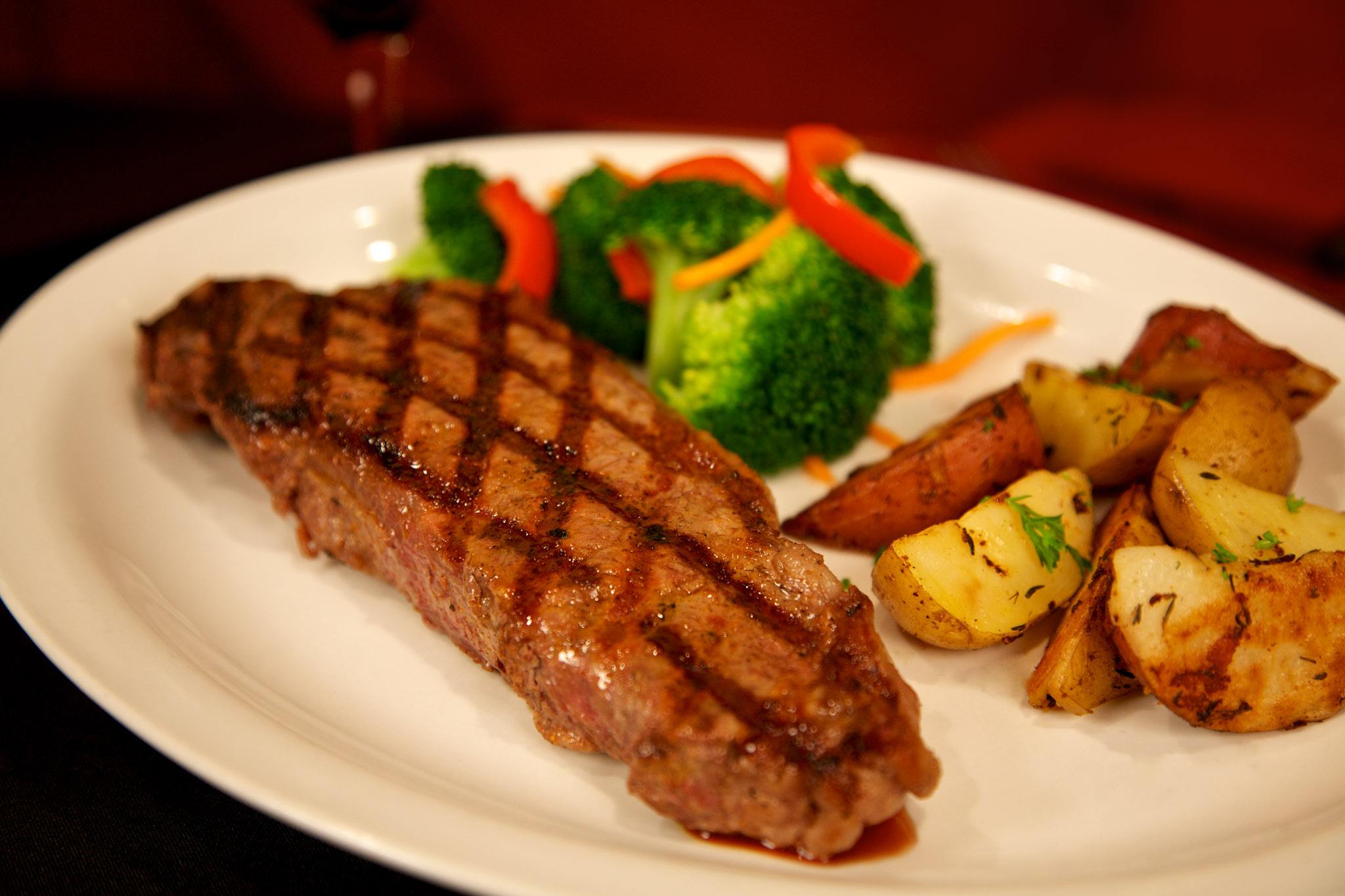 Perfect New York Steak for dinner