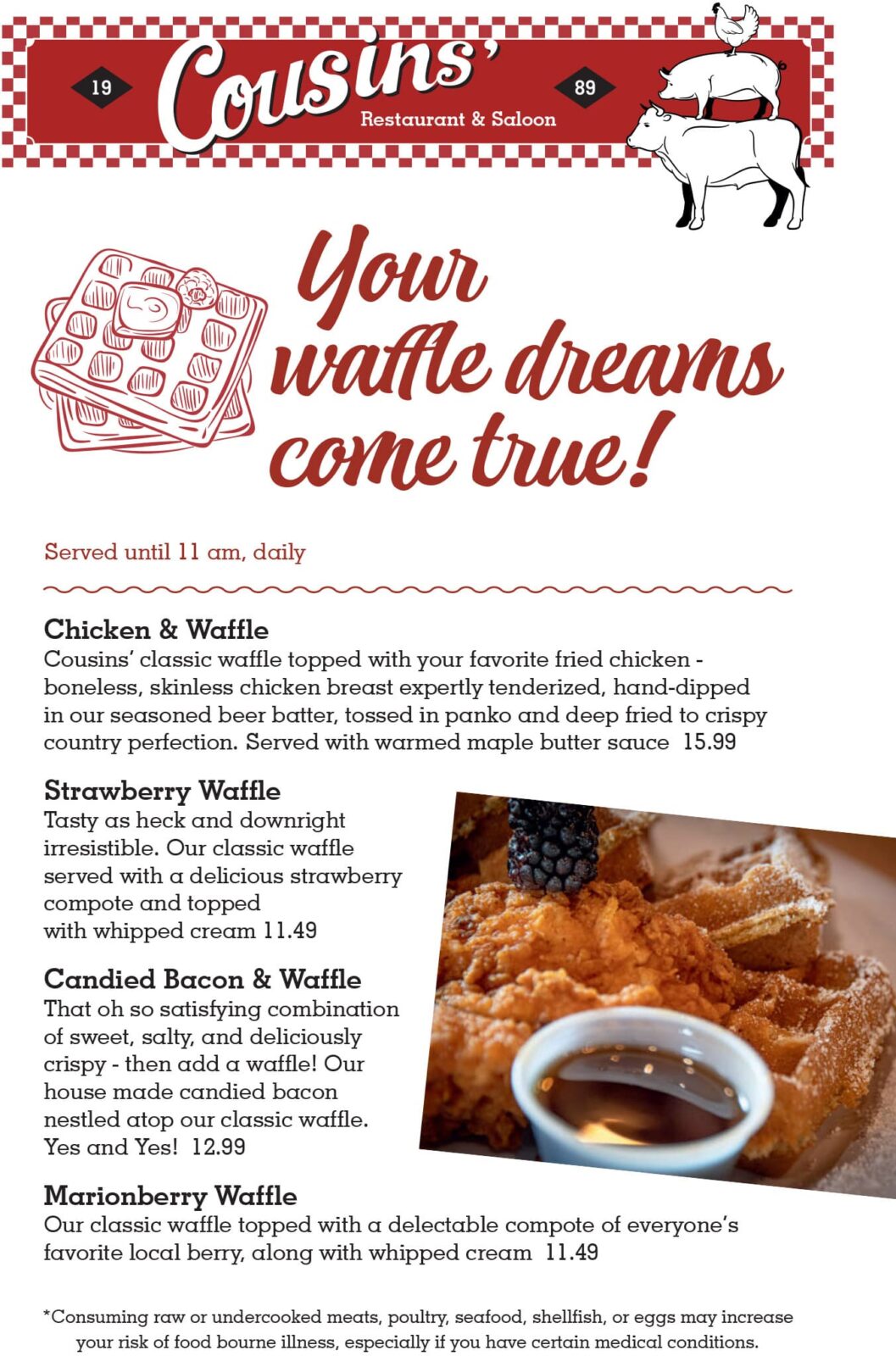 Your waffle dreams come true!